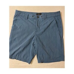 List Roark Revival Mens Size‎ 33 Shorts Zip Pockets Blue Casual 8" Inseam